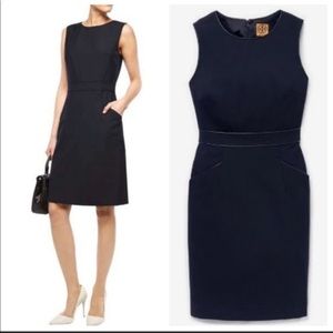 Tory Burch Navy Meryl Dress Size 4